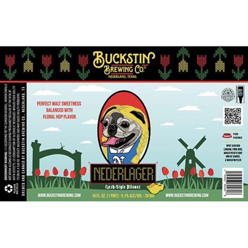 Buckstin Nederlager Pilsner 16OZ SINGLE CAN