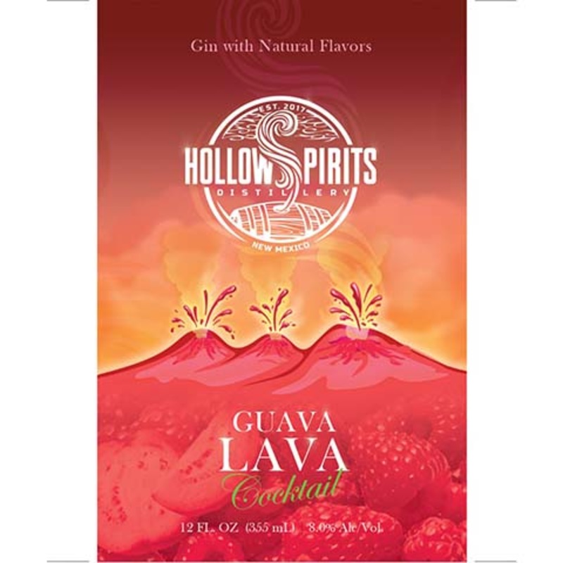 Hollow Spirits Guava Lava Cocktail 12OZ SINGLE CAN