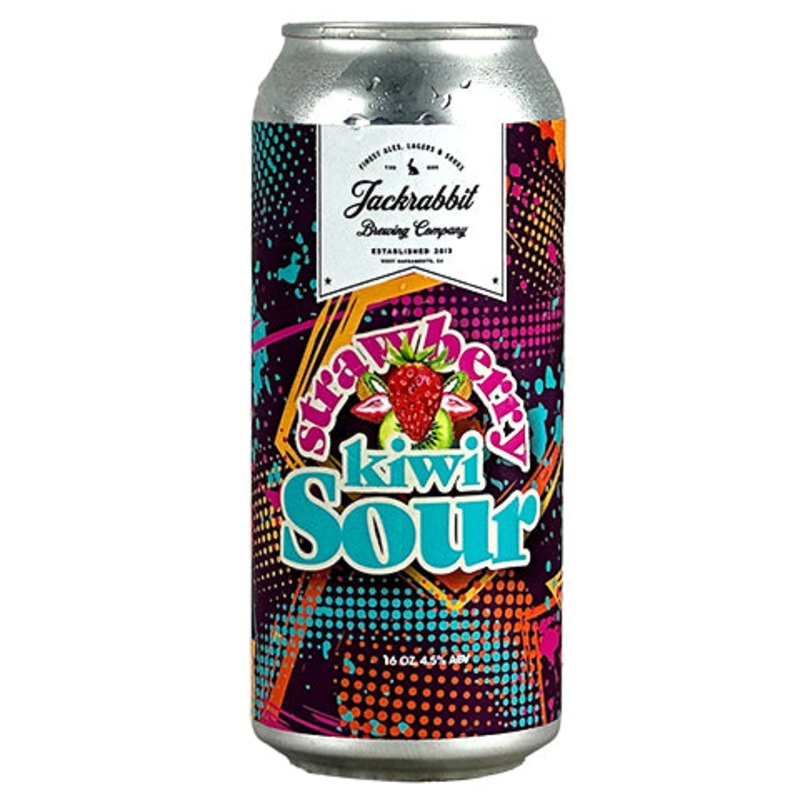 Jackrabbit Strawberry Kiwi Sour 16OZ SINGLE CAN