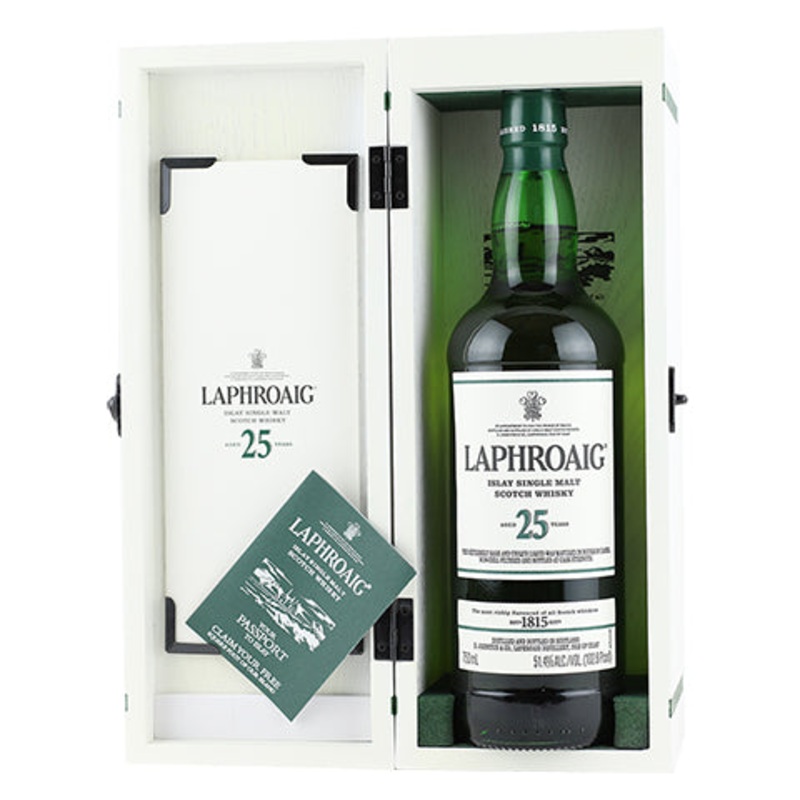 Laphroaig 25 Year Old Islay Single Malt Scotch Whisky 750ML BTL