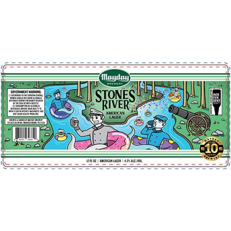 Mayday Stones River American Lager 12OZ SINGLE CAN