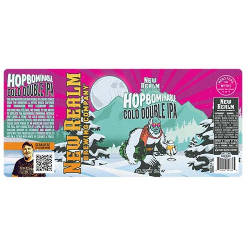 New Realm Hopbominable Cold DIPA 12OZ SINGLE CAN