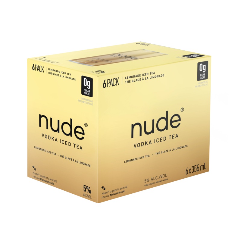 NUDE VODKA ICED TEA LEMONADE 355ML 6PK CAN @ Township [1056370] 2130 ml