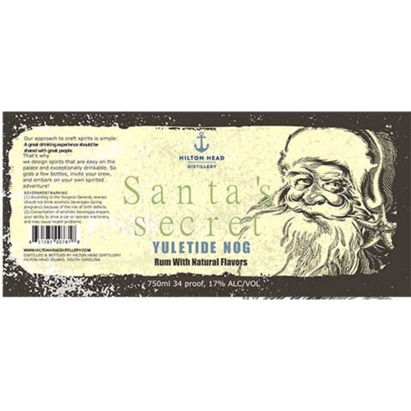 Santa’s Secret Yuletide Nog Rum 750ML BTL