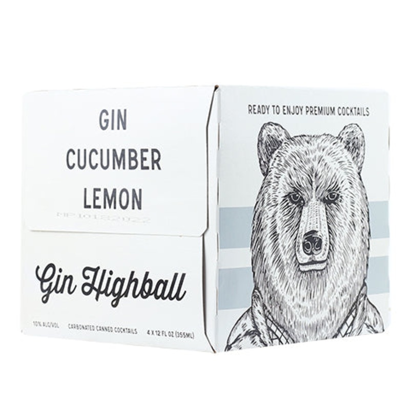 Salt Point Gin Cucumber Lemon Gin Highball 12OZ CAN