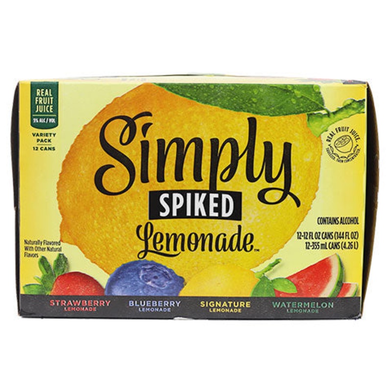 Simply Spiked Lemonade Variety Pack 12PK 12OZ CAN