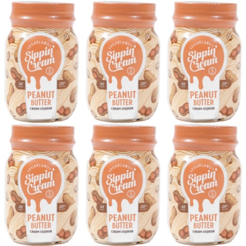 Sugarlands Sippin’ Cream Peanut Butter 50ml 6pk