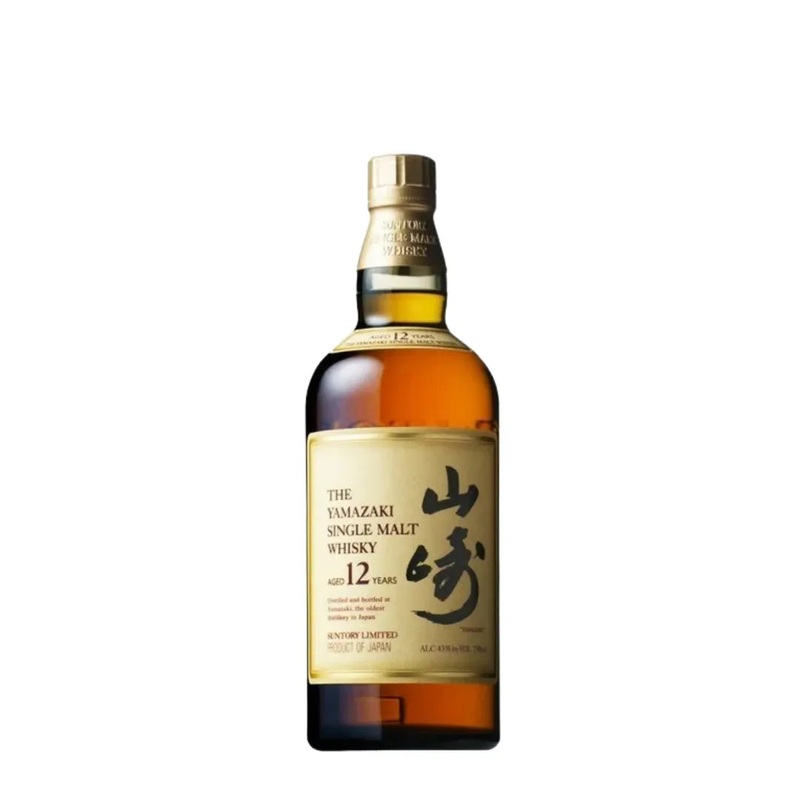Suntory Whiskey The Yamazaki Single Malt Japanese Whisky 12-year 750mL