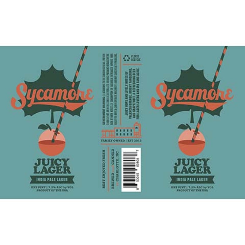 Sycamore Juicy Lager 16OZ SINGLE CAN