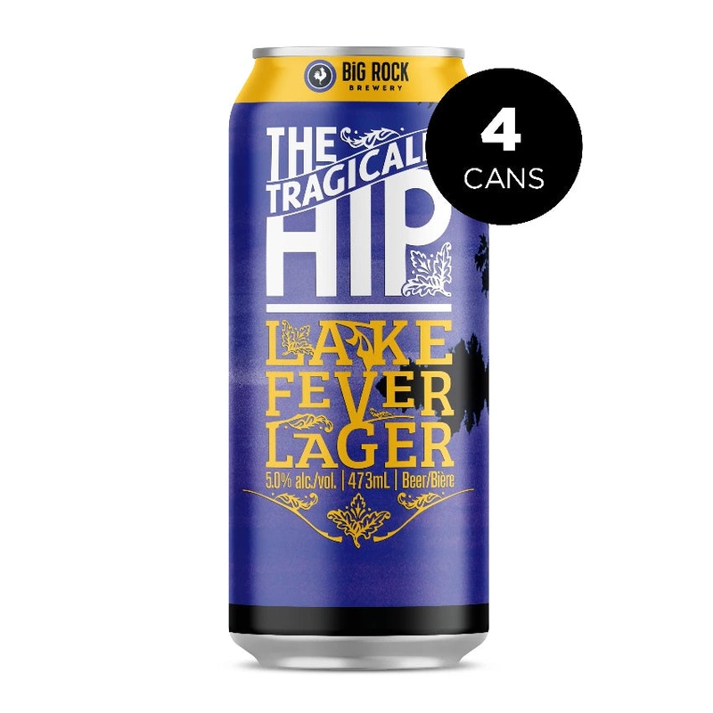TRAGICALLY HIP LAKE FEVER LAGER 473ML 4PK CAN @ Windermere [1033242] 1892 ml