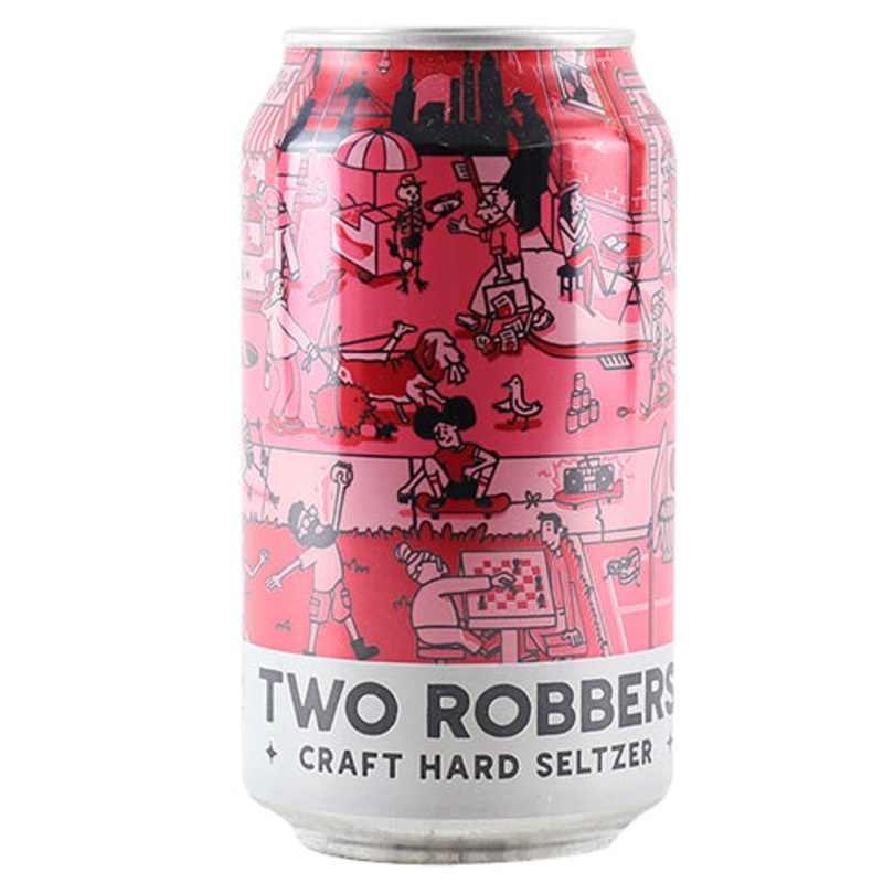 Two Robbers Raspberry Lime Seltzer 12OZ SINGLE CAN