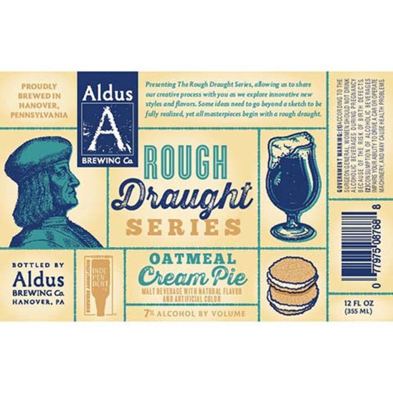 Aldus Rough Draught Series: Oatmeal Cream Pie 12OZ SINGLE BTL
