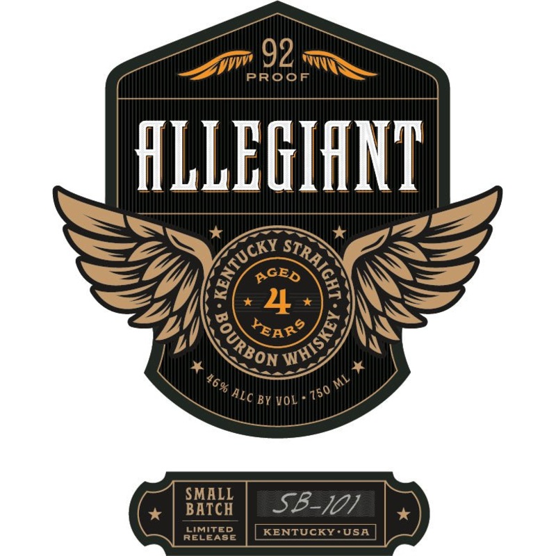 Allegiant Kentucky Straight Bourbon Whiskey Aged 4 Years 750ml
