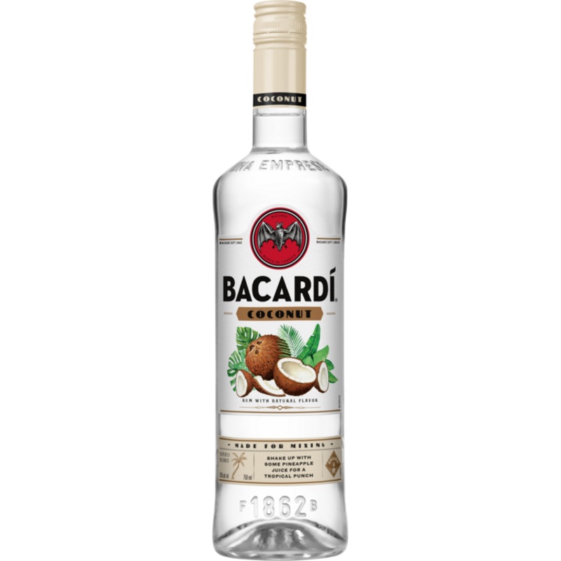 BACARDI COCONUT FLAVORED RUM COCO 70 750ML 750ML