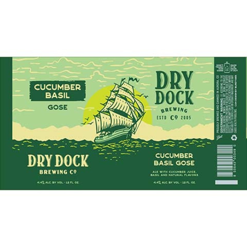 Dry Dock Cucumber Basil Gose 12OZ SINGLE CAN