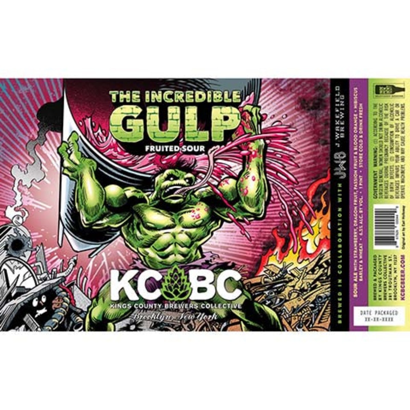 Kings County Brewers Collective The Incredible Gulp Fruited Sour 16OZ SINGLE CAN