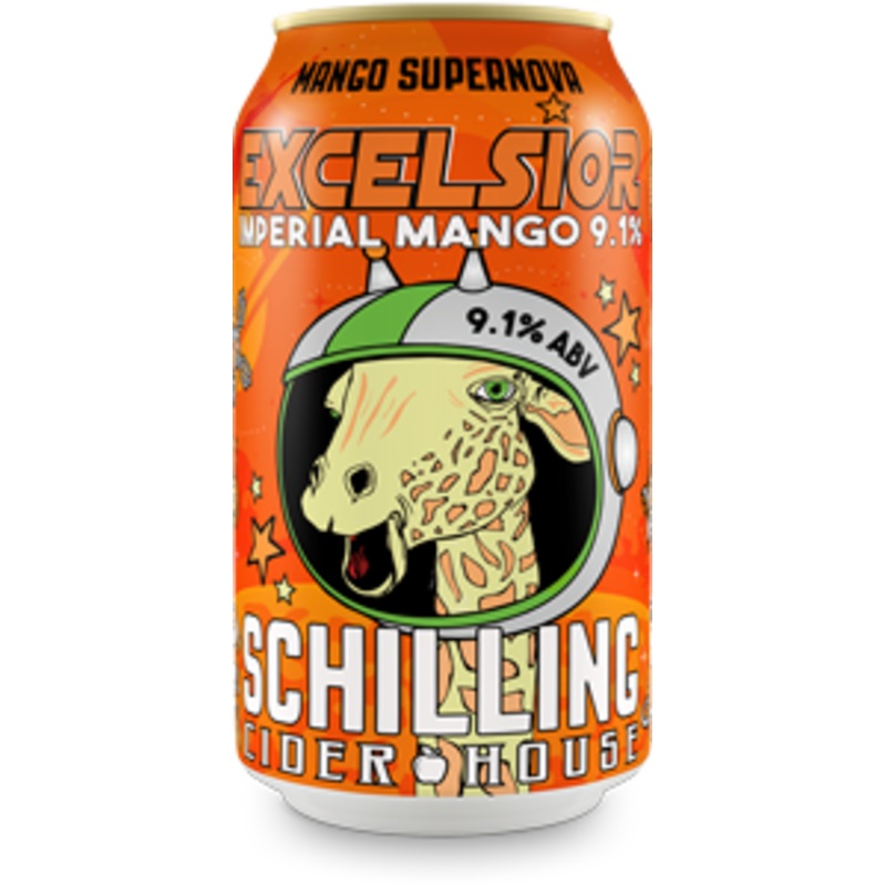 Schilling Excelsior Mango 24 – 12oz Cans, 6 Pack