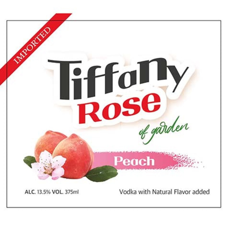 Tiffany Rose Peach Vodka 375ML BTL