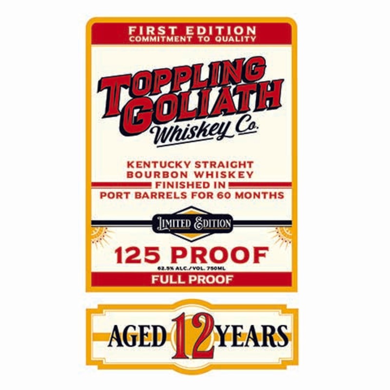 Toppling Goliath Limited Edition 12-Year-Old Kentucky Straight Bourbon Whiskey 750ML SINGLE BTL