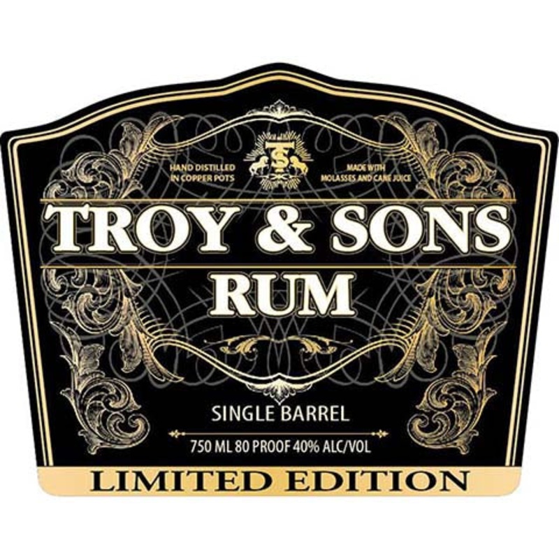 Troy & Sons Single Barrel-Limited Edition Rum 750ML BTL