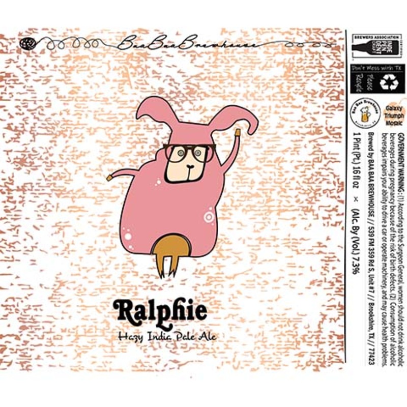 Baa Baa Ralphie Hazy IPA 16OZ SINGLE CAN