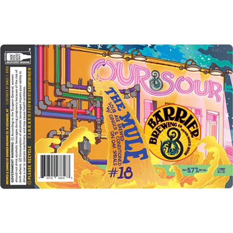 Barrier Our Sour The Mule Sour Ale 16OZ SINGLE CAN