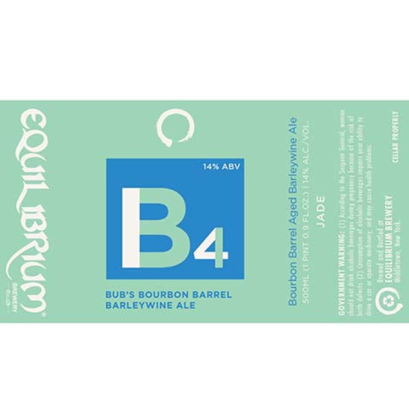Equilibrium Jade Bub’s Bourbon Barrel Barleywine Ale 500ML BTL