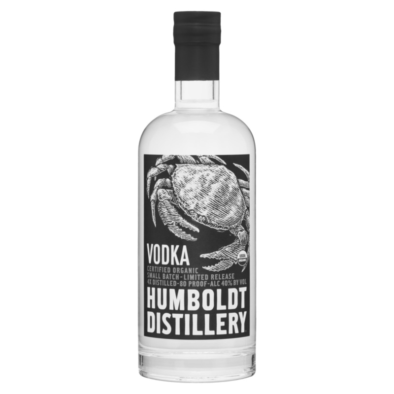 HUMBOLDT DISTILLERY VODKA SMALL BATCH LIMITED RELEASE 80 750ML 750ML
