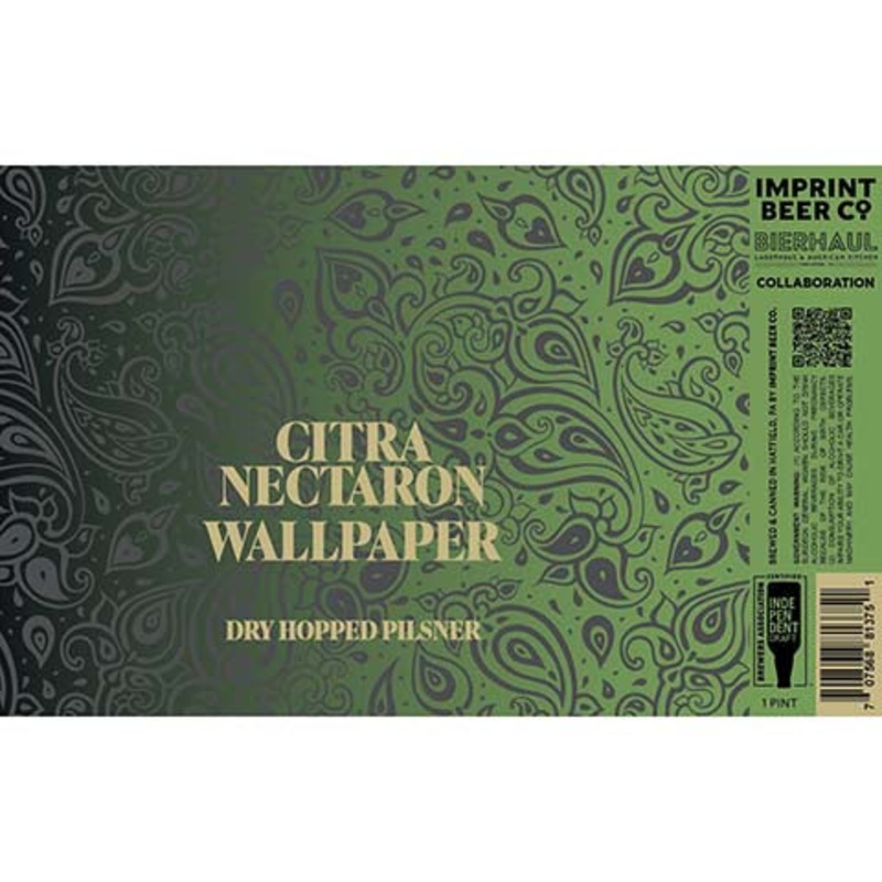 Imprint Beer Citra Nectaron Wallpaper Pilsner 16OZ SINGLE CAN