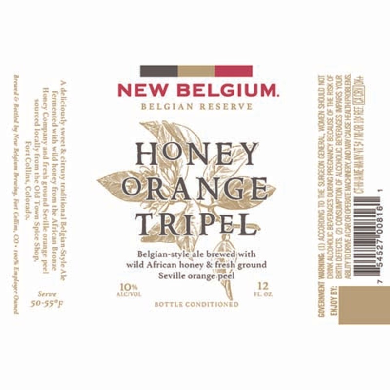 New Belgium Honey Orange Tripel 12OZ SINGLE CAN