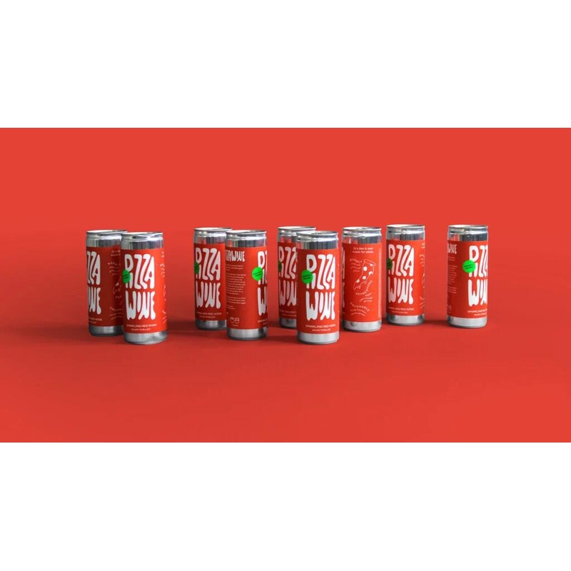 Wine Can Red 8.4oz Pizza Wine Sparkling