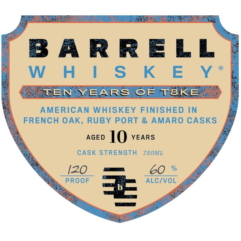 Barrell Whiskey Ten Years of T8KE Cask Strength American Whiskey
