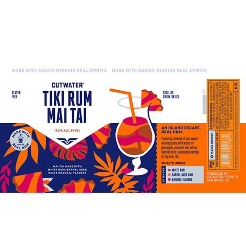 Cutwater Tiki Rum Mai Tai 355ML CAN