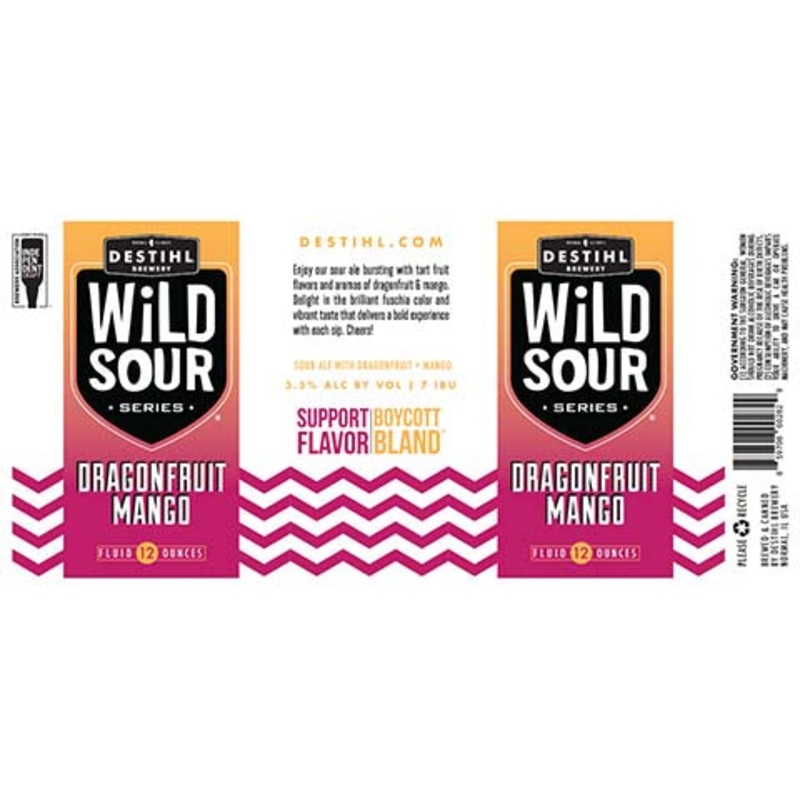 Destihl Wild Sour Series Dragonfruit Mango 12OZ SINGLE CAN