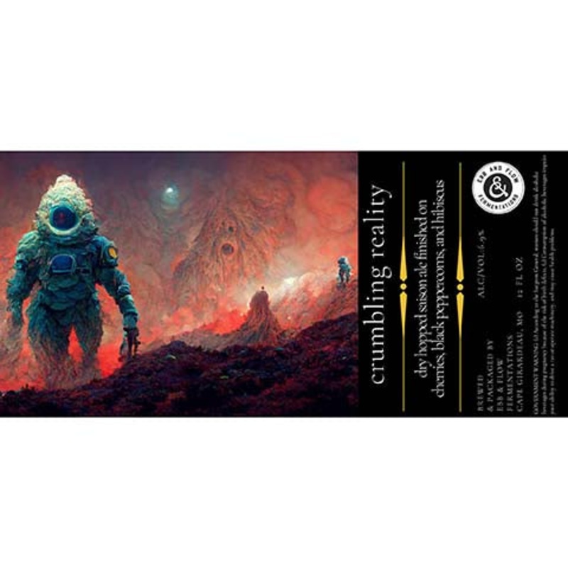 Ebb & Flow Crumbling Reality Saison Ale 12OZ SINGLE CAN