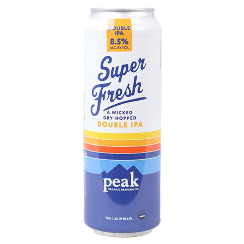 Peak Organic Super Fresh DIPA 19.2OZ SINGLE CAN