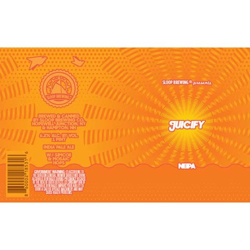 Sloop Juicify NEIPA 16OZ SINGLE CAN