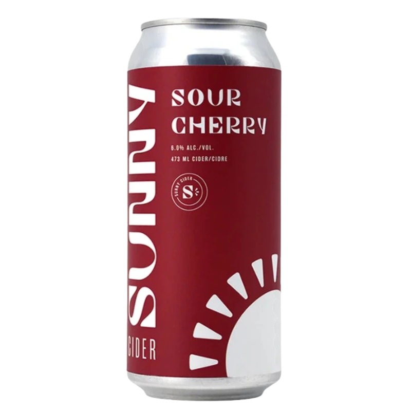 SUNNYCIDER SOUR CHERRY CIDER 473ML CAN @ Lethbridge [1052206] 473 ml