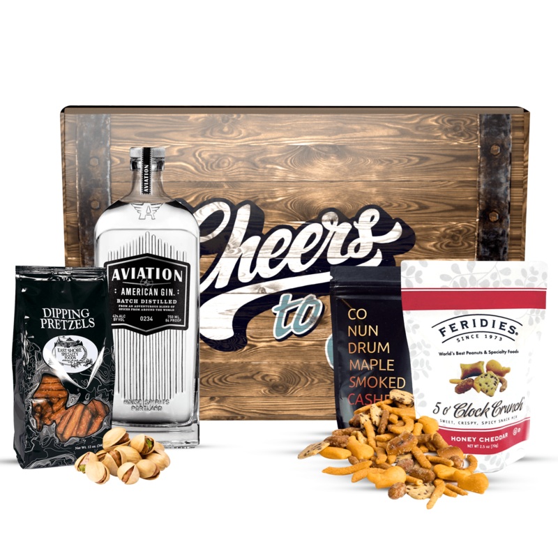 Aviation Gin Gift Basket Cheers