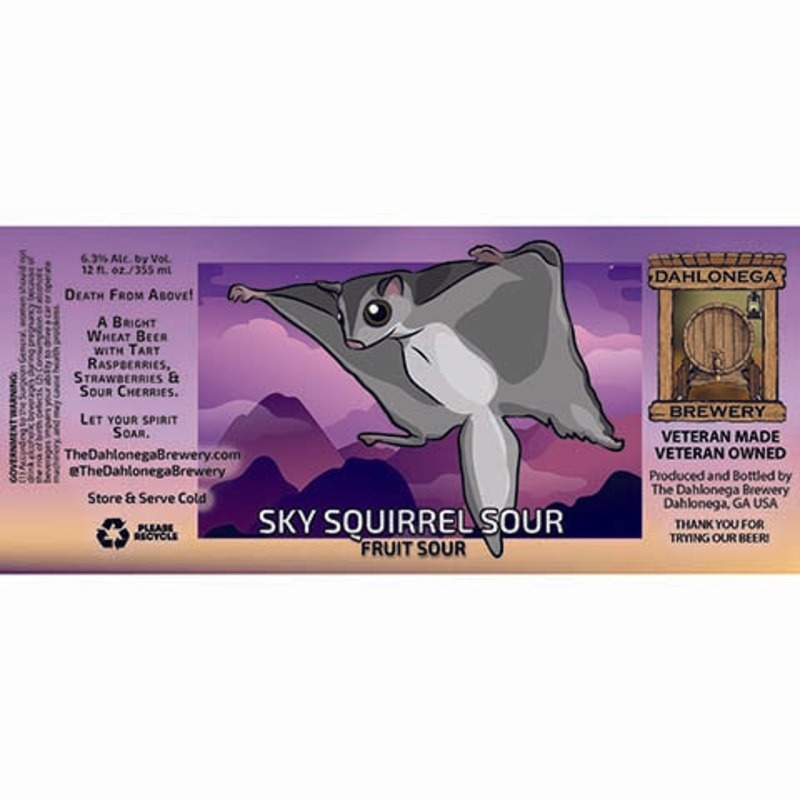 Dahlonega Sky Squirrel Sour Wheat Beer 12OZ SINGLE BTL