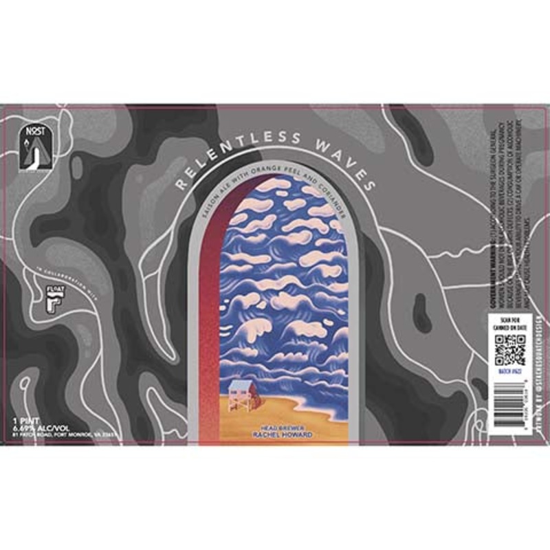 Nost Relentless Waves Saison Ale 16OZ SINGLE CAN