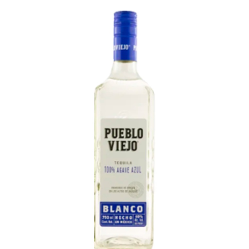 Pueblo Viejo Blanco Tequila 750ml Bottle