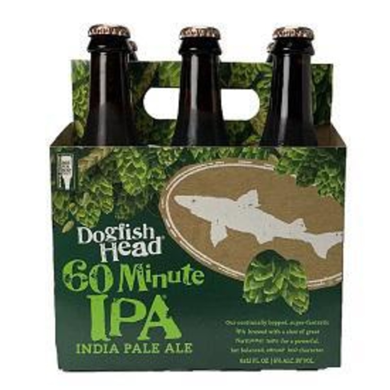 Beer Dogfish Head Btls 6pk 60Min IPA