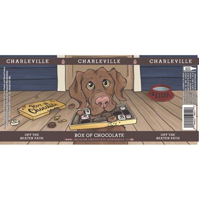 Charleville Box Of Chocolate Belgian Chocolate Quadruple Ale 12OZ SINGLE CAN