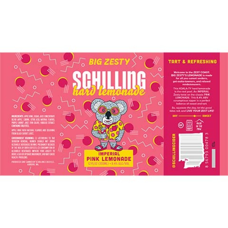 Schilling Imperial Pink Lemonade 12OZ SINGLE CAN