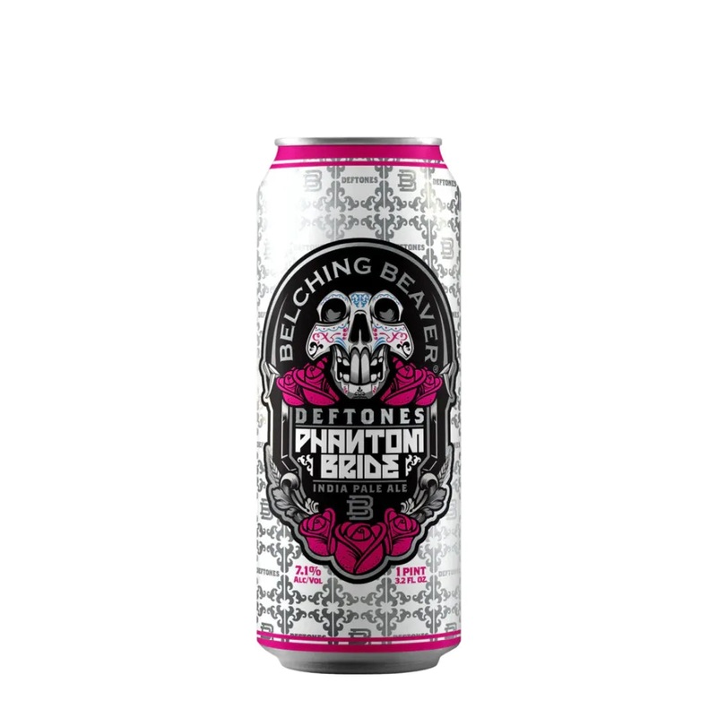 Belching Beaver Deftones Phantom Bride IPA Beer 19.2 fl oz Single Can