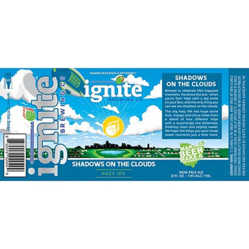 Ignite Shadows On The Clouds Hazy IPA 12OZ SINGLE CAN
