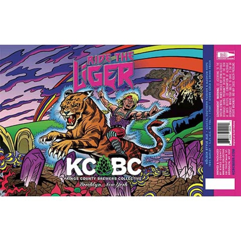 Kings County Brewers Collective Ride the Liger Kolsch Ale 16OZ SINGLE CAN