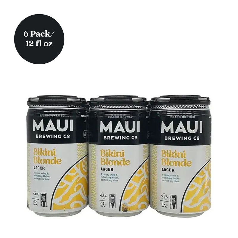 Maui Brewing Co. Bikini Blonde Lager Beer 6pk 12 fl oz Cans