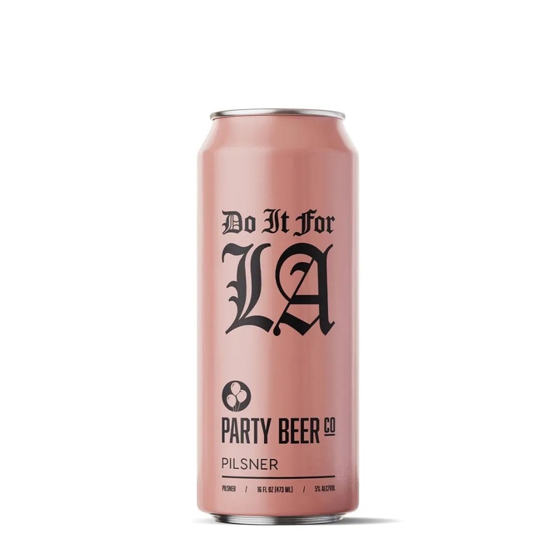 Party Beer Do It For LA Pilsner 19.2 fl oz